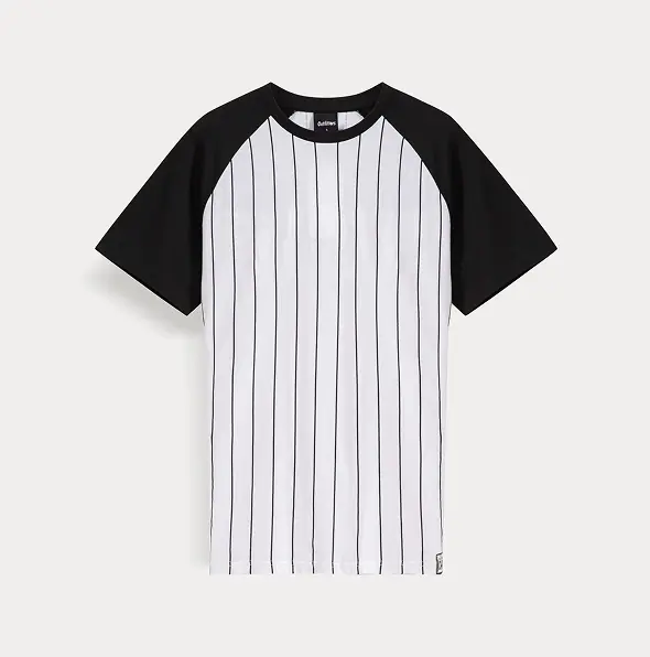 Image of black striped t-shirt