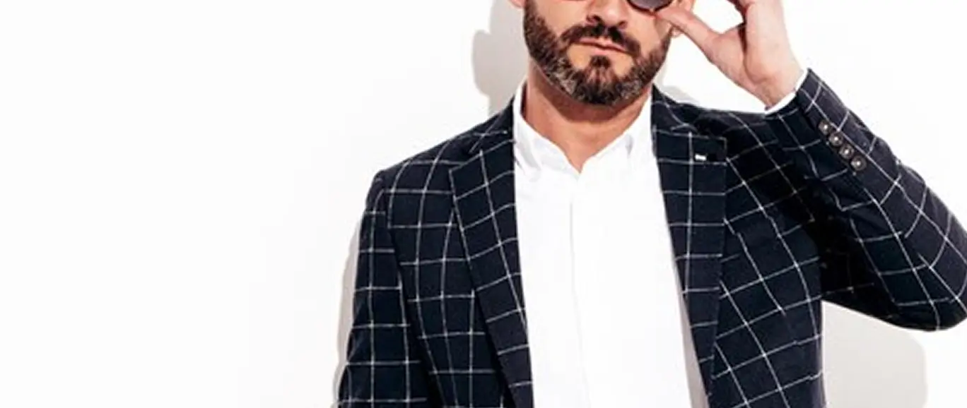 background image of man in formal style